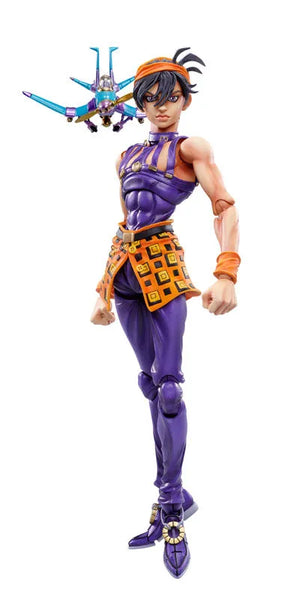 Jojo no Kimyou na Bouken - Ougon no Kaze - Aerosmith - Clash - Formaggio - Narancia Ghirga - Super Action Statue #44 2019 re-release (Medicos Entertainment)ㅤ – Medicos Entertainment – ActionFigureBrasil