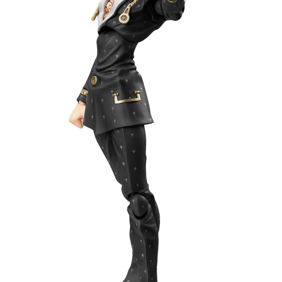 Jojo no Kimyou na Bouken - Ougon no Kaze - Bruno Bucciarati - Mario Zucchero - Super Action Statue - Ver.Black (Medicos Entertainment)ㅤ – Medicos Entertainment – ActionFigure Brasil