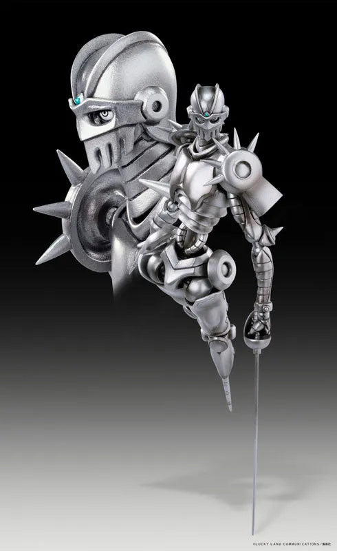Jojo no Kimyou na Bouken - Ougon no Kaze - Coco Jumbo - Silver Chariot - Super Action Statue #42 - 2022 Re-release (Medicos Entertainment)ㅤ – Medicos Entertainment – ActionFigureBrasil