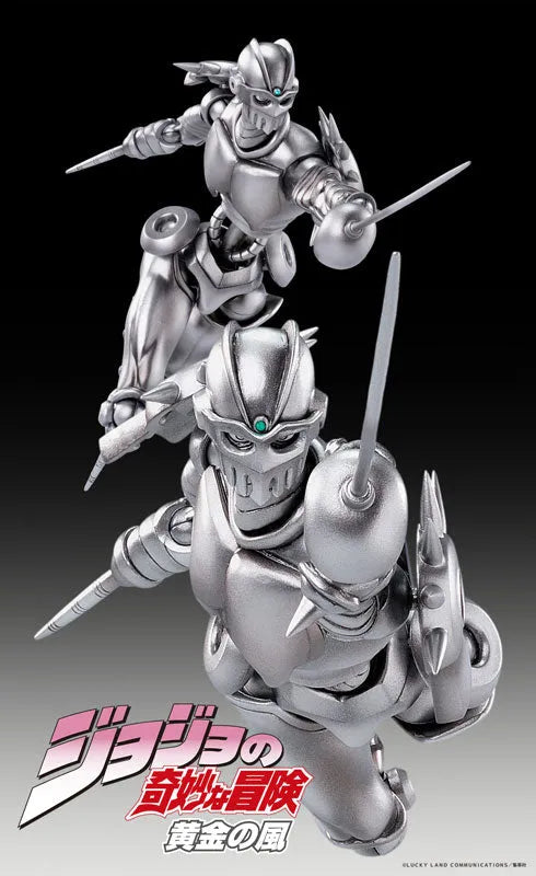 Jojo no Kimyou na Bouken - Ougon no Kaze - Coco Jumbo - Silver Chariot - Super Action Statue #42 - 2022 Re-release (Medicos Entertainment)ㅤ – Medicos Entertainment – ActionFigureBrasil