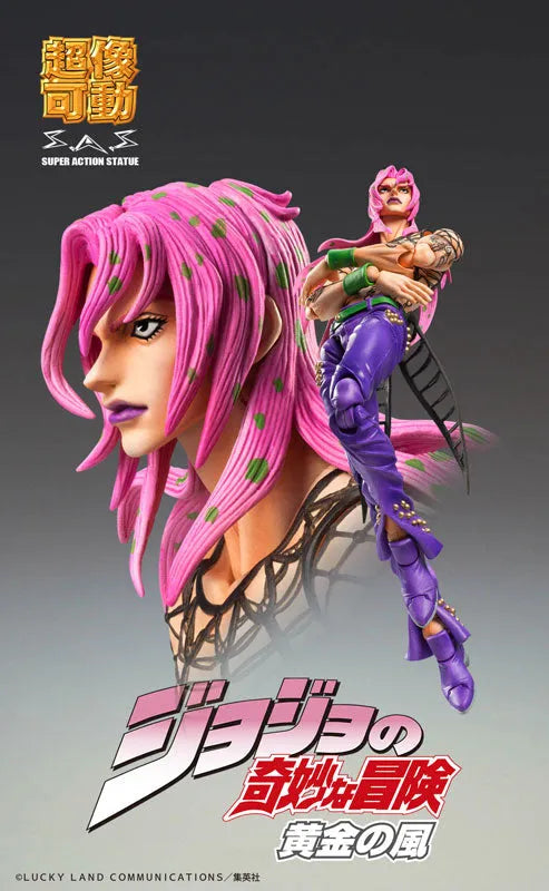 Jojo no Kimyou na Bouken - Ougon no Kaze - Diavolo - Super Action Statue #63 - 2022 Re-release (Medicos Entertainment)ㅤ – Medicos Entertainment – ActionFigure Brasil