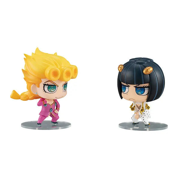 Jojo no Kimyou na Bouken - Ougon no Kaze - Giorno Giovanna - Chimi Mega Buddy! (MegaHouse)ㅤ – MegaHouse – ActionFigureBrasil
