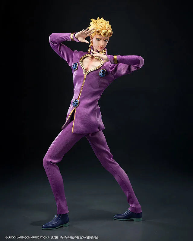 Jojo no Kimyou na Bouken - Ougon no Kaze - Giorno Giovanna - FigZero - 1/6 (ThreeZero)ㅤ – ThreeZero – ActionFigureBrasil