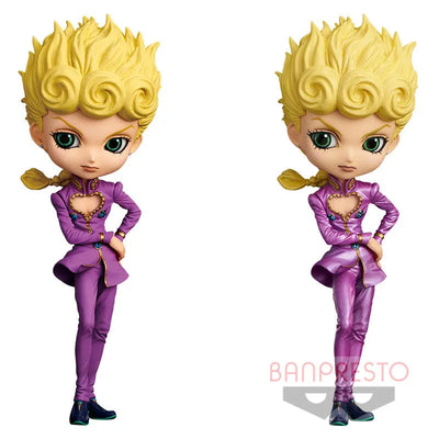 Jojo no Kimyou na Bouken - Ougon no Kaze - Giorno Giovanna - Jojo no Kimyou na Bouken Ougon no Kaze Q Posket - Q Posket - Set Of 2 (Bandai Spirits)ㅤ – Bandai Spirits – ActionFigureBrasil