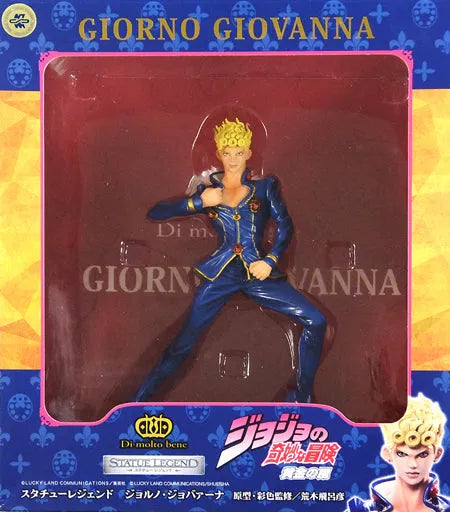 Jojo no Kimyou na Bouken - Ougon no Kaze - Giorno Giovanna - Statue Legend - Limited Edition (Di molto bene)ㅤ – Di Molto Bene – ActionFigureBrasil
