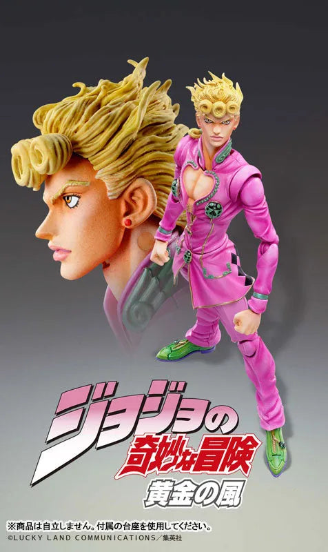 Jojo no Kimyou na Bouken - Ougon no Kaze - Giorno Giovanna - Super Action Statue #39 - 2024 Re-release (Medicos Entertainment)ㅤ – Medicos Entertainment – ActionFigureBrasil