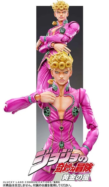 Jojo no Kimyou na Bouken - Ougon no Kaze - Giorno Giovanna - Super Action Statue #39 - 2024 Re-release (Medicos Entertainment)ㅤ – Medicos Entertainment – ActionFigureBrasil — acessórios