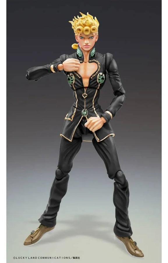 Jojo no Kimyou na Bouken - Ougon no Kaze - Giorno Giovanna - Super Action Statue - Ver.Black - 2022 Re-release (Medicos Entertainment)ㅤ – Medicos Entertainment – ActionFigure Brasil