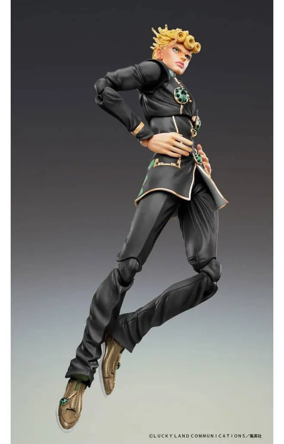 Jojo no Kimyou na Bouken - Ougon no Kaze - Giorno Giovanna - Super Action Statue - Ver.Black - 2022 Re-release (Medicos Entertainment)ㅤ – Medicos Entertainment – ActionFigure Brasil