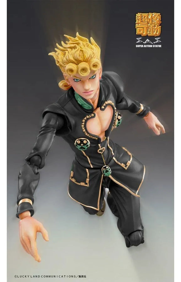 Jojo no Kimyou na Bouken - Ougon no Kaze - Giorno Giovanna - Super Action Statue - Ver.Black - 2022 Re-release (Medicos Entertainment)ㅤ – Medicos Entertainment – ActionFigure Brasil