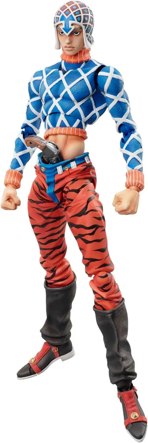 Jojo no Kimyou na Bouken - Ougon no Kaze - Guido Mista - Sex Pistols - Super Action Statue #34 - 2024 Re-release (Medicos Entertainment)ㅤ – Medicos Entertainment – ActionFigure Brasil