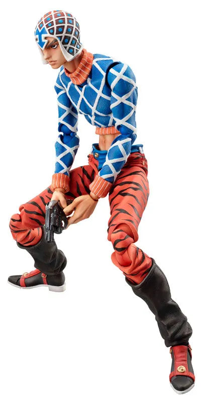 Jojo no Kimyou na Bouken - Ougon no Kaze - Guido Mista - Sex Pistols - Super Action Statue #34 (Medicos Entertainment)ㅤ – Medicos Entertainment As Manufacturer – ActionFigureBrasil