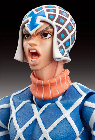Jojo no Kimyou na Bouken - Ougon no Kaze - Guido Mista - Sex Pistols - Super Action Statue #34 (Medicos Entertainment)ㅤ – Medicos Entertainment As Manufacturer – ActionFigureBrasil — close