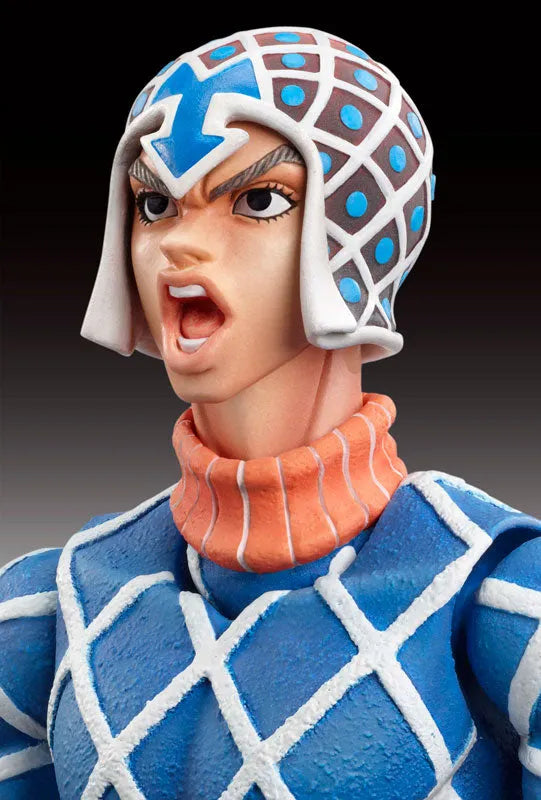 Jojo no Kimyou na Bouken - Ougon no Kaze - Guido Mista - Sex Pistols - Super Action Statue #34 (Medicos Entertainment)ㅤ – Medicos Entertainment As Manufacturer – ActionFigureBrasil