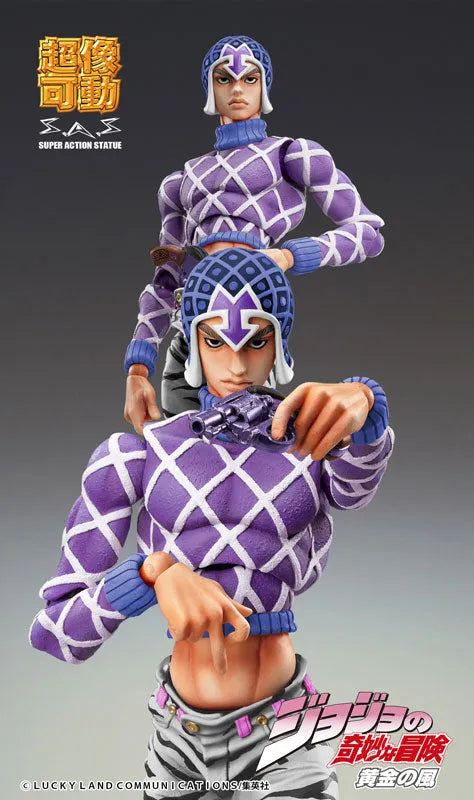 Jojo no Kimyou na Bouken - Ougon no Kaze - Guido Mista - Sex Pistols - Super Action Statue - Third (Medicos Entertainment)ㅤ – Medicos Entertainment – ActionFigure Brasil