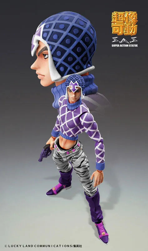 Jojo no Kimyou na Bouken - Ougon no Kaze - Guido Mista - Sex Pistols - Super Action Statue - Third (Medicos Entertainment)ㅤ – Medicos Entertainment – ActionFigure Brasil