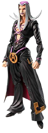 Jojo no Kimyou na Bouken - Ougon no Kaze - Leone Abbacchio - Super Action Statue #58 - 2021 Re-release (Medicos Entertainment)ㅤ – Medicos Entertainment – ActionFigureBrasil