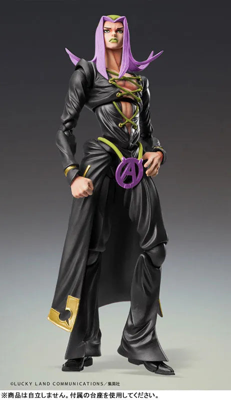 Jojo no Kimyou na Bouken - Ougon no Kaze - Leone Abbacchio - Super Action Statue - Ver. Black (Medicos Entertainment)ㅤ – Medicos Entertainment – ActionFigureBrasil