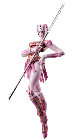 Jojo no Kimyou na Bouken - Ougon no Kaze - Notorious B.I.G. - Spice Girl - Super Action Statue #52 - 2021 Re-release (Medicos Entertainment)ㅤ – Medicos Entertainment – ActionFigure Brasil