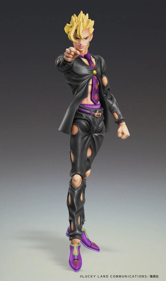 Jojo no Kimyou na Bouken - Ougon no Kaze - Pannacotta Fugo - Super Action Statue - Ver. Black - 2024 Re-release (Medicos Entertainment)ㅤ – Medicos Entertainment – ActionFigureBrasil