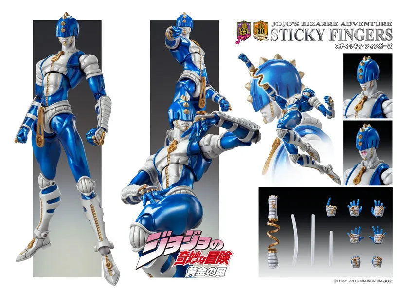 Jojo no Kimyou na Bouken - Ougon no Kaze - Sticky Fingers - Super Action Statue #32 - 2024 Re-release (Medicos Entertainment)ㅤ – Medicos Entertainment – ActionFigure Brasil