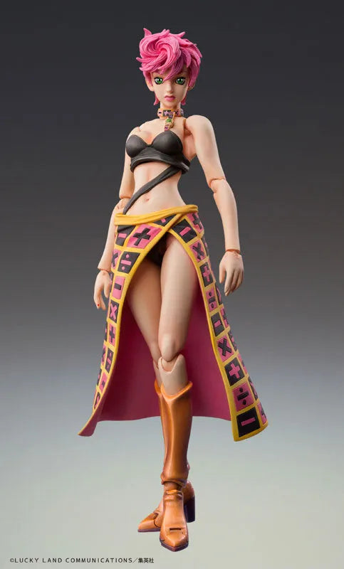 Jojo no Kimyou na Bouken - Ougon no Kaze - Trish Una - Super Action Statue #54 - 2021 Re-release (Medicos Entertainment)ㅤ – Medicos Entertainment – ActionFigure Brasil