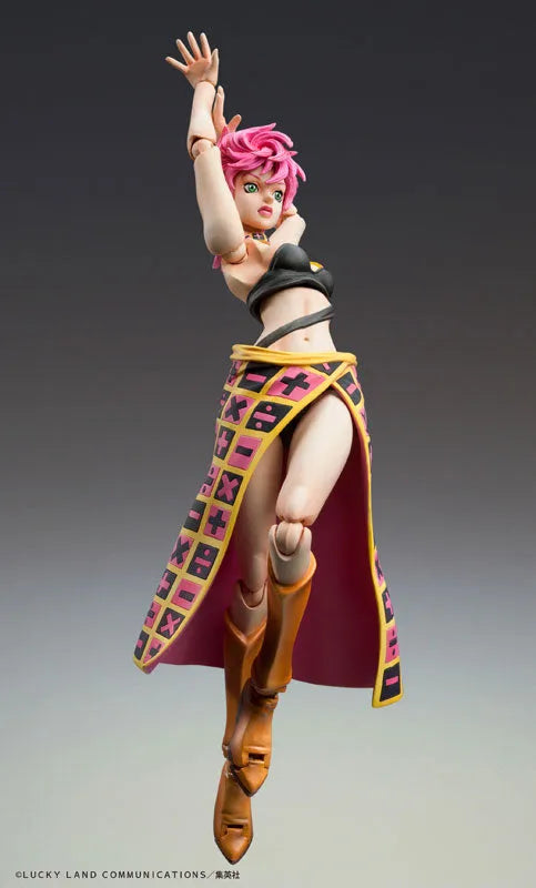 Jojo no Kimyou na Bouken - Ougon no Kaze - Trish Una - Super Action Statue #54 - 2021 Re-release (Medicos Entertainment)ㅤ – Medicos Entertainment – ActionFigure Brasil
