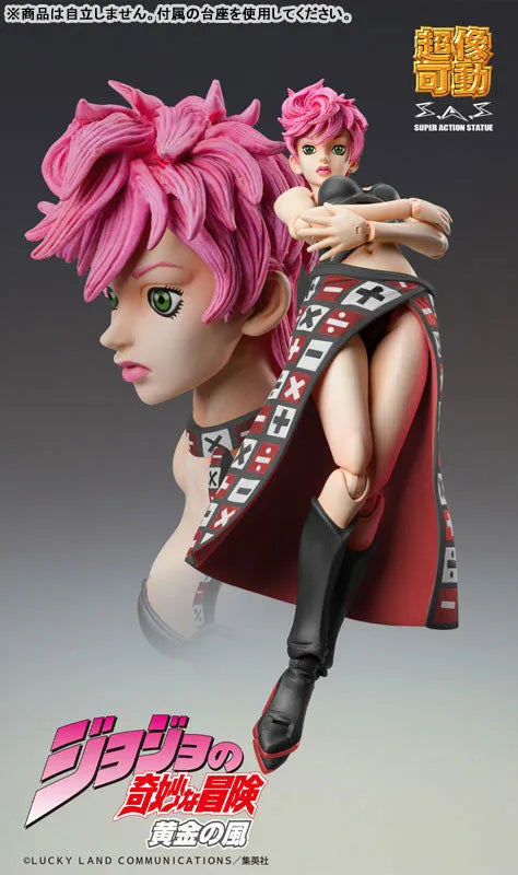 Jojo no Kimyou na Bouken - Ougon no Kaze - Trish Una - Super Action Statue - Ver. Black (Medicos Entertainment)ㅤ – Medicos Entertainment as Manufacturer – ActionFigure Brasil