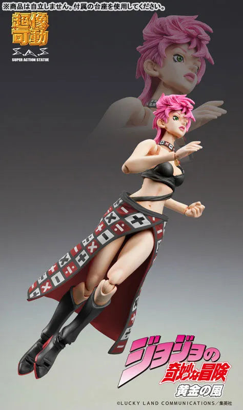 Jojo no Kimyou na Bouken - Ougon no Kaze - Trish Una - Super Action Statue - Ver. Black (Medicos Entertainment)ㅤ – Medicos Entertainment as Manufacturer – ActionFigure Brasil