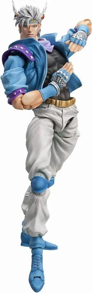 Jojo no Kimyou na Bouken - Sentou Chouryuu - Caesar Anthonio Zeppeli - Super Action Statue (#61) - Second - 2022 Re-release (Medicos Entertainment)ㅤ – Medicos Entertainment – ActionFigureBrasil
