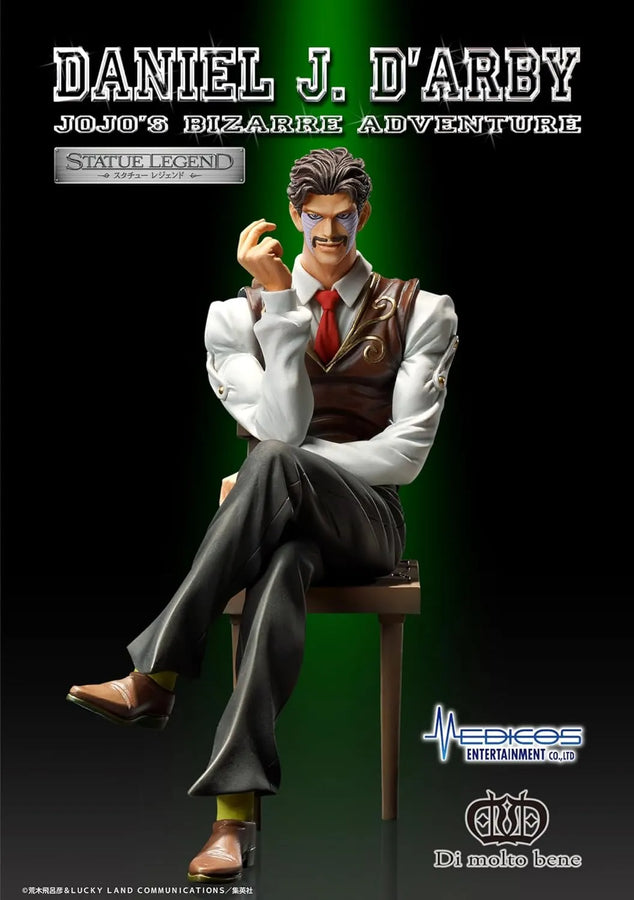 Jojo no Kimyou na Bouken - Stardust Crusaders - Daniel J. D'Arby - Statue Legend #53 - 2024 Re-release (Di molto bene)ㅤ – Di Molto Bene – ActionFigureBrasil