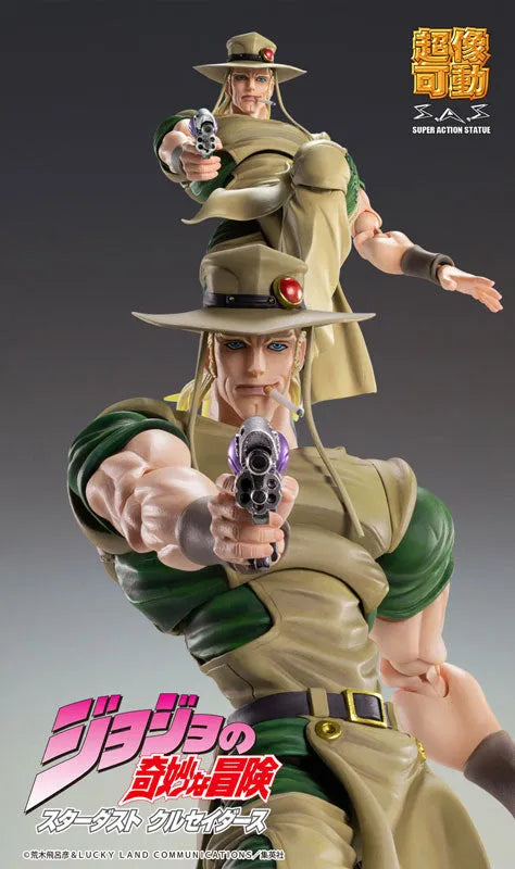 Jojo no Kimyou na Bouken - Stardust Crusaders - Emperor - Hol Horse - Super Action Statue (Medicos Entertainment)ㅤ – Medicos Entertainment – ActionFigure Brasil