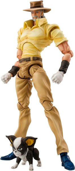 Jojo no Kimyou na Bouken - Stardust Crusaders - Hermit Purple - Iggy - Joseph Joestar - Super Action Statue #17 - 2024 Re-release (Medicos Entertainment)ㅤ – Medicos Entertainment – ActionFigureBrasil