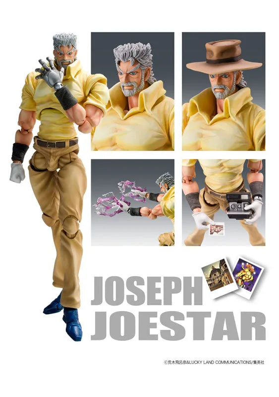 Jojo no Kimyou na Bouken - Stardust Crusaders - Hermit Purple - Iggy - Joseph Joestar - Super Action Statue #17 (Medicos Entertainment)ㅤ – Medicos Entertainment – ActionFigure Brasil