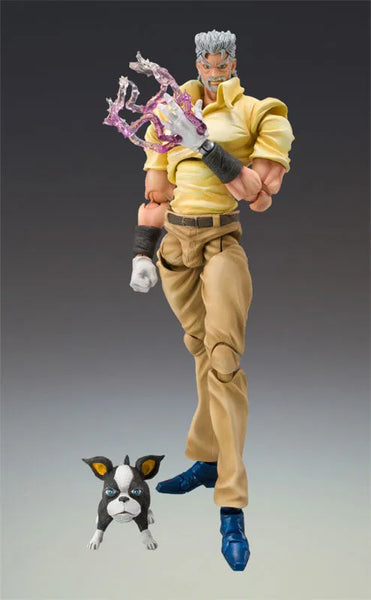Jojo no Kimyou na Bouken - Stardust Crusaders - Hermit Purple - Iggy - Joseph Joestar - Super Action Statue #17 (Medicos Entertainment)ㅤ – Medicos Entertainment – ActionFigureBrasil — close