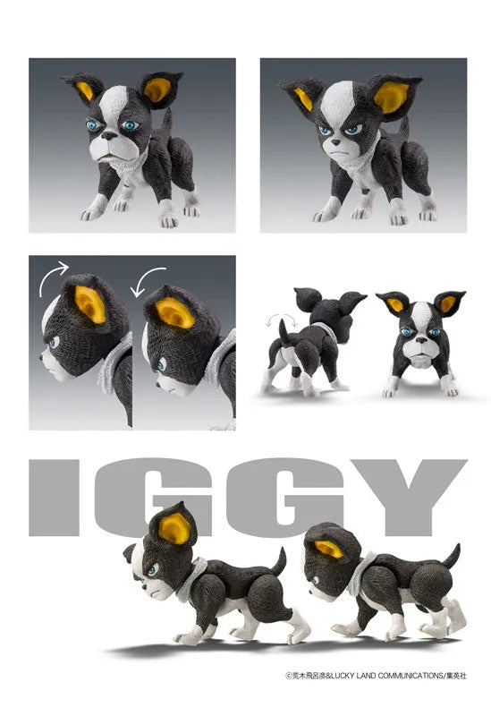 Jojo no Kimyou na Bouken - Stardust Crusaders - Hermit Purple - Iggy - Joseph Joestar - Super Action Statue #17 (Medicos Entertainment)ㅤ – Medicos Entertainment – ActionFigure Brasil