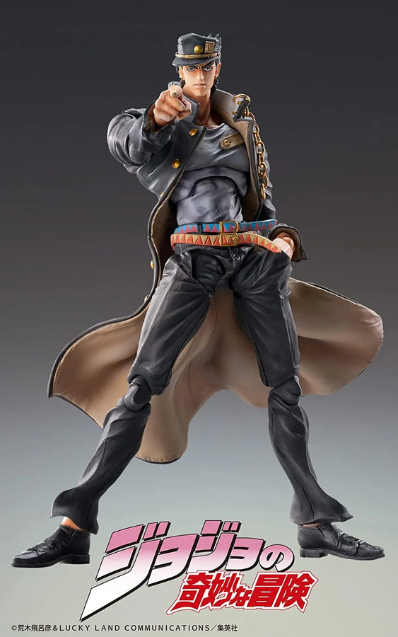 Jojo no Kimyou na Bouken - Stardust Crusaders - Kujo Jotaro - Super Action Statue #37 - Ver. 1.5 - 2023 Re-release (Medicos Entertainment)ㅤ – Medicos Entertainment – ActionFigure Brasil