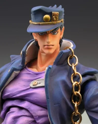 Jojo no Kimyou na Bouken - Stardust Crusaders - Kuujou Joutarou - Super Action Statue #12 - Second Ver. (Medicos Entertainment)ㅤ – Medicos Entertainment – ActionFigureBrasil — detalhe do produto