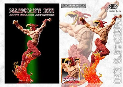 Jojo no Kimyou na Bouken - Stardust Crusaders - Magician's Red - Statue Legend #51 (Di molto bene)ㅤ – Di Molto Bene – ActionFigureBrasil — embalagem