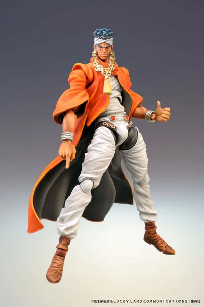Jojo no Kimyou na Bouken - Stardust Crusaders - Muhammad Avdol - Super Action Statue #8 (Medicos Entertainment)ㅤ – Medicos Entertainment As Manufacturer – ActionFigure Brasil — embalagem