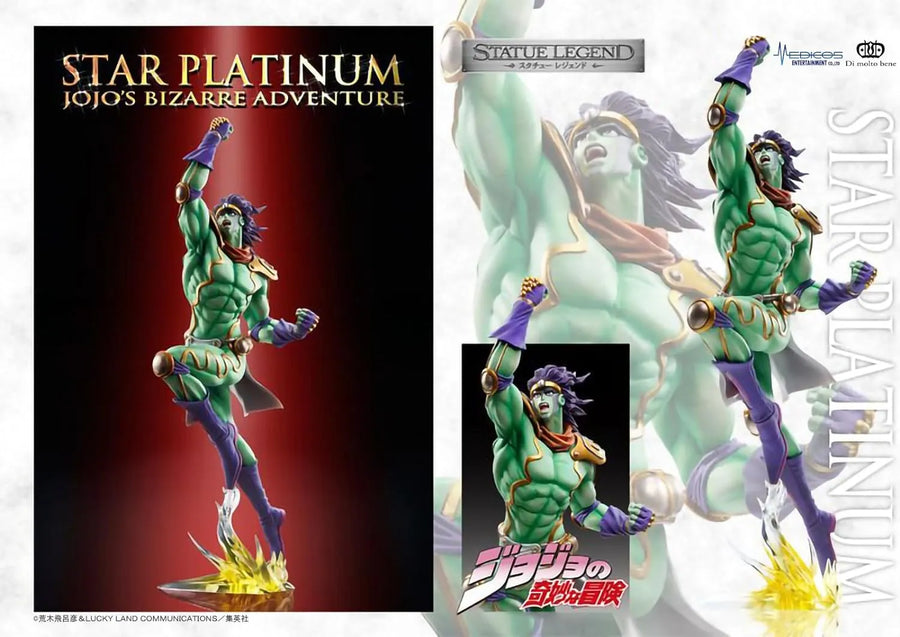 Jojo no Kimyou na Bouken - Stardust Crusaders - Star Platinum - Statue Legend #15 - 2024 Re-release (Di molto bene, Medicos Entertainment)ㅤ – Medicos Entertainment – ActionFigure Brasil
