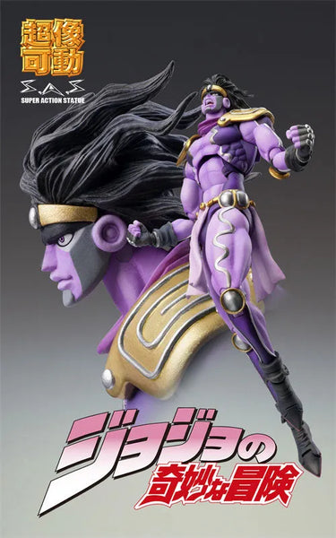 Jojo no Kimyou na Bouken - Stardust Crusaders - Star Platinum - Super Action Statue #55 - Third - 2023 Re-release (Medicos Entertainment)ㅤ – Medicos Entertainment – ActionFigure Brasil — detalhe do produto