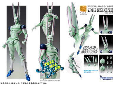 Jojo no Kimyou na Bouken - Steel Ball Run - Dirty Deeds Done Dirt Cheap - Super Action Statue - Second (Medicos Entertainment)ㅤ – Medicos Entertainment – ActionFigureBrasil — com base expositora
