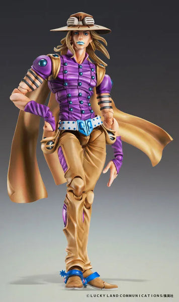 Jojo no Kimyou na Bouken - Steel Ball Run - Gyro Zeppeli - Super Action Statue - Ver. 1.5 - 2023 Re-release (Medicos Entertainment)ㅤ – Medicos Entertainment – ActionFigureBrasil — detalhe do produto