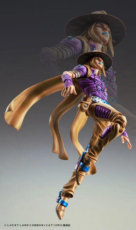 Jojo no Kimyou na Bouken - Steel Ball Run - Gyro Zeppeli - Super Action Statue - Ver. 1.5 - 2023 Re-release (Medicos Entertainment)ㅤ – Medicos Entertainment – ActionFigure Brasil
