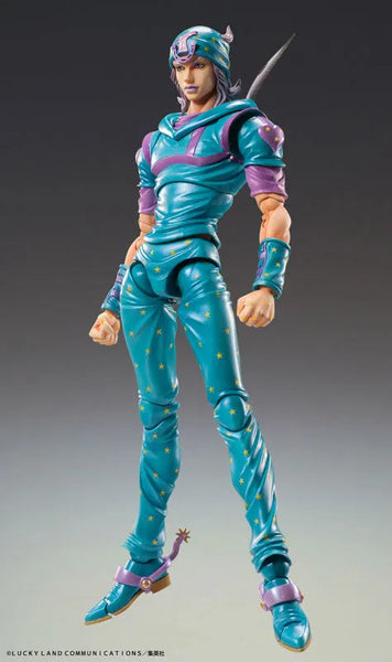 Jojo no Kimyou na Bouken - Steel Ball Run - Johnny Joestar Second - Super Action Statue (Medicos Entertainment)ㅤ – Medicos Entertainment – ActionFigureBrasil — ângulo diferente