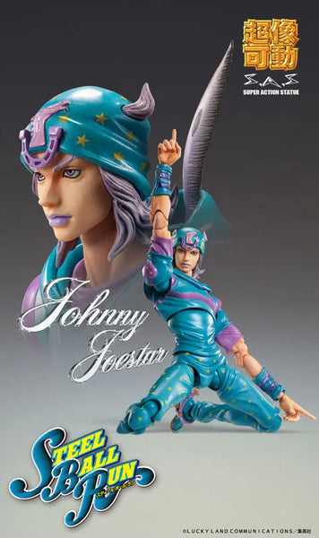 Jojo no Kimyou na Bouken - Steel Ball Run - Johnny Joestar Second - Super Action Statue (Medicos Entertainment)ㅤ – Medicos Entertainment – ActionFigureBrasil — ambientada
