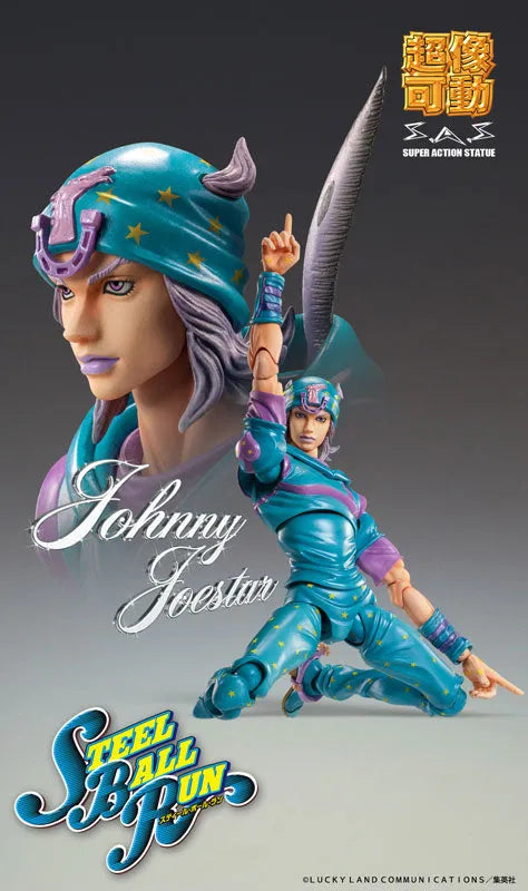 Jojo no Kimyou na Bouken - Steel Ball Run - Johnny Joestar Second - Super Action Statue (Medicos Entertainment)ㅤ – Medicos Entertainment – ActionFigure Brasil