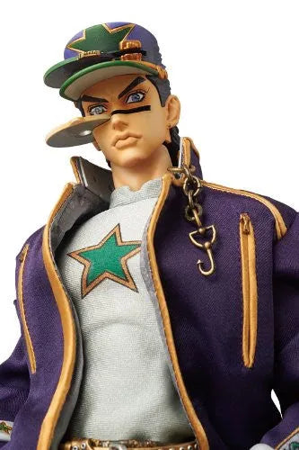 Jojo no Kimyou na Bouken - Stone Ocean - Kuujou Joutarou - Real Action Heroes #547 - 1/6ㅤ – Medicom Toy – ActionFigureBrasil