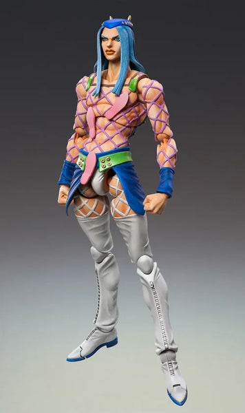 Jojo no Kimyou na Bouken - Stone Ocean - Narciso Anasui - Super Action Statue  #69 - 2023 Re-release (Medicos Entertainment)ㅤ – Medicos Entertainment – ActionFigure Brasil — close